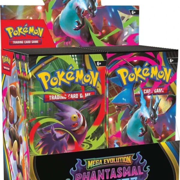 Pokémon Phantasmal Flame Booster Box (English Edition) | Mega Evolution Special Presale