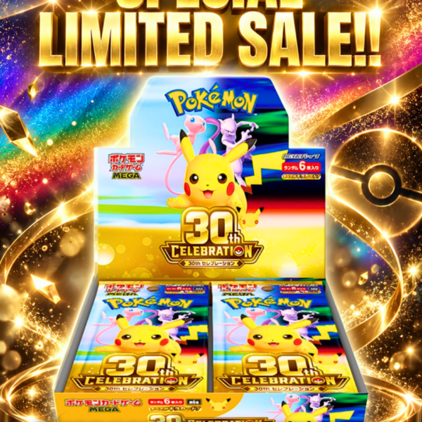 Special Limited Sale M6A BOX 30th CELEBRATION | Japanese Pokemon Card Booster box